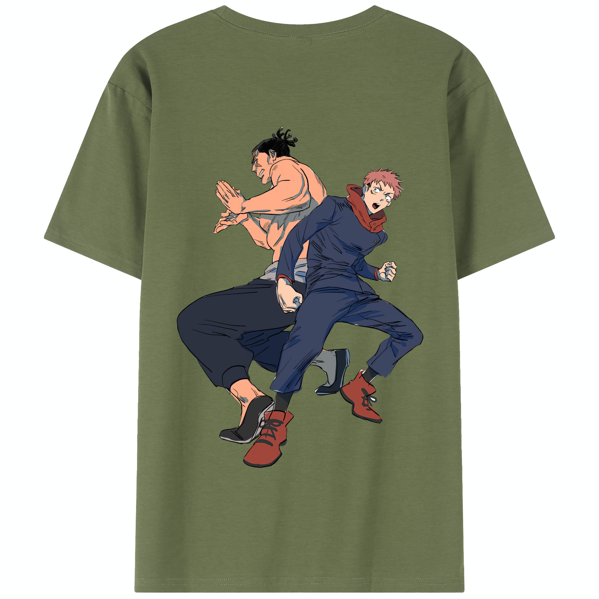 （画像用） 呪術廻戦 Jujutsu Kaisen 綿100％半袖Tシャツ（背面プリント）